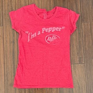 Dr Pepper Women's Red 'I'm a Pepper' Tee